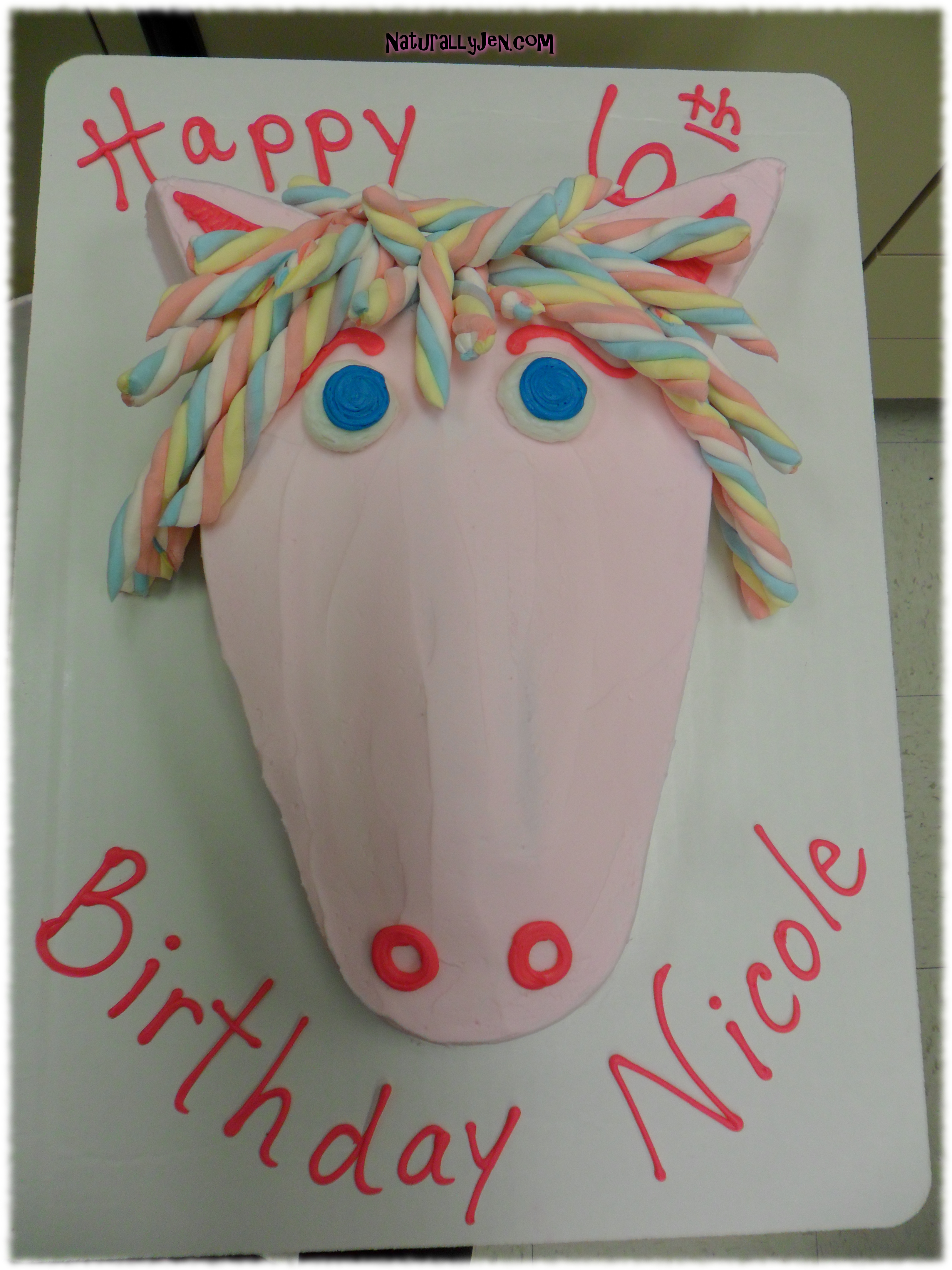 Shaped Horse Cake My Little Poney Cake Decorating Idea