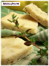 Tea Time Lemon Tyme Bars by Naturally Jen