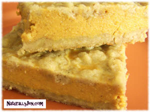 Fall Pumpkin Bars by Naturally Jen
